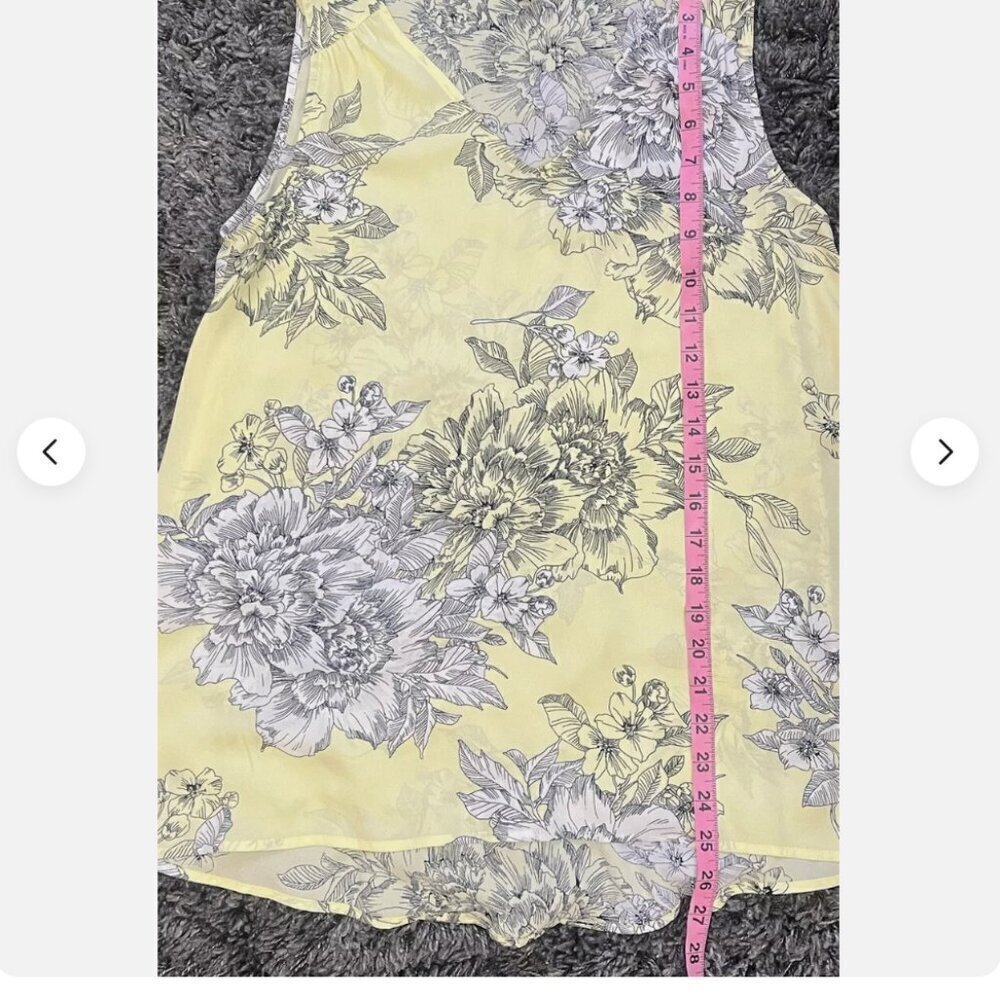 Roz and Ali floral sleeveless top Size Small New Without Tags - Picture 7 of 7